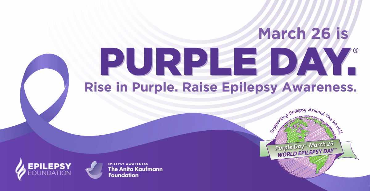 Purple Day is a great day for Epilepsy Awareness