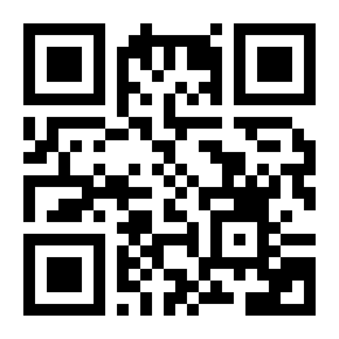 A qr code with a white background

Description automatically generated