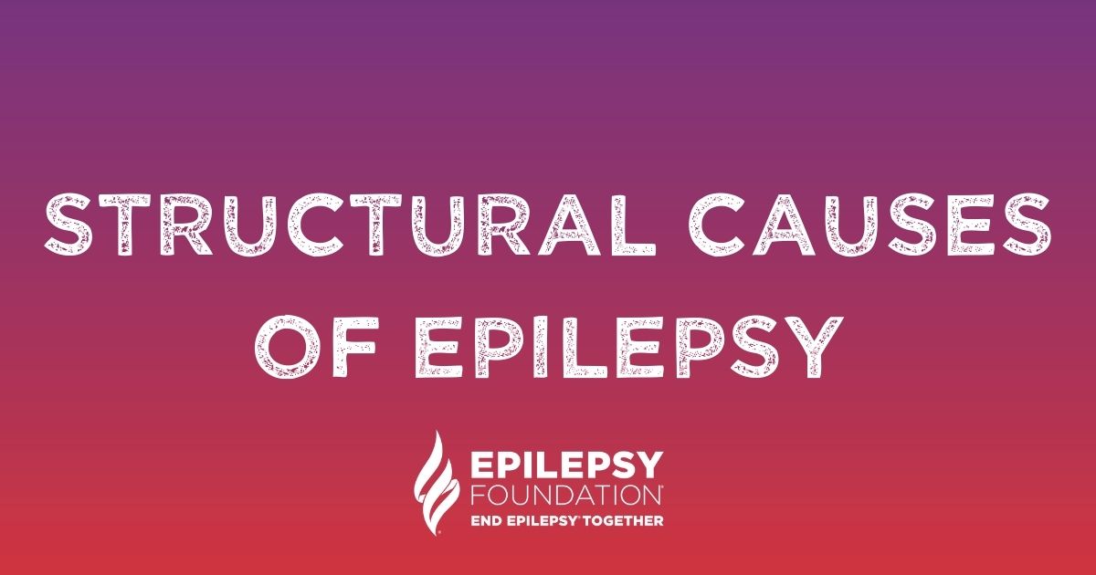 structural causes of epilepsy words on graphic